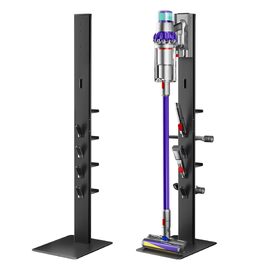 Підставка для акумуляторного пилососа Dyson з 4 гаками та 4 полицями (Gen5, V15, V12, V11, V10, V8, V7, V6) без свердління