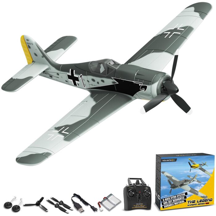 Літак на радіокеруванні VolantexRC 761-5 P-51 Mustang RTF (Готовий до польоту) з Xpilot стабілізацією, для початківців, 4-канальний