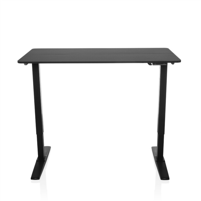 Письмовий стіл STAND CARBON 120 x 60 електричний регульований по висоті чорний hjh OFFICE