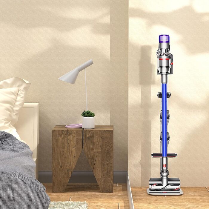 Підставка для пилососа OUTBROS сумісна з Dyson Gen5, V15s, V15, V12 Slim, V11, V10, V8, V7, V6, універсальна, підлогова, срібляста