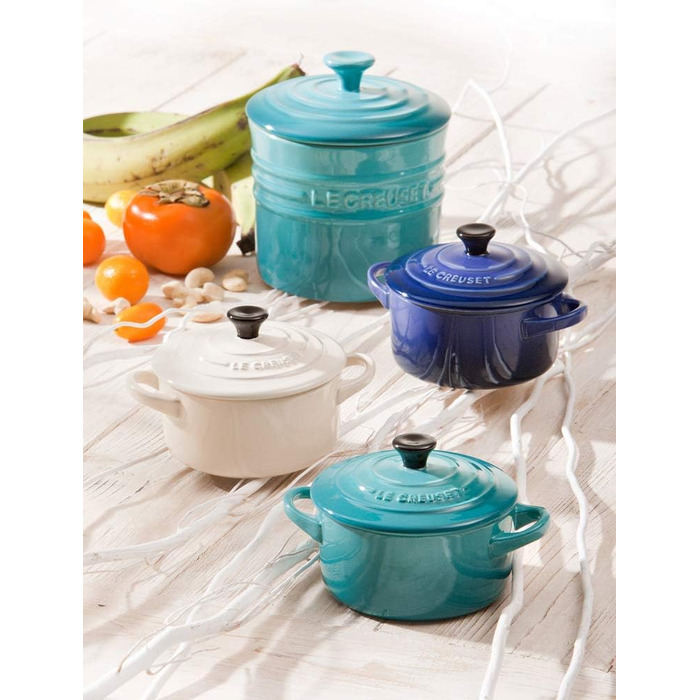 Le Creuset Міні-кокот із кам'яної кераміки, 200 мл, 10x5 см, бірюзовий