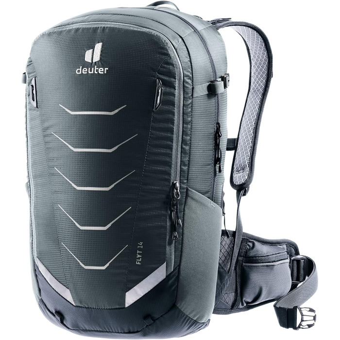 Велосипедний рюкзак Deuter Flyt 14 з протектором, графітово-чорний