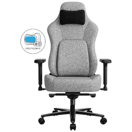 Крісло геймерське ігрове Anda Seat Phantom 4 Pro L до 100 кг Gray Fabric (AD18YSDC-72-G-F-G02)