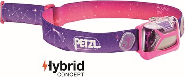 Дитячий налобний ліхтар Petzl Tikkid рожевий з чохлом