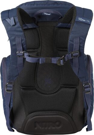 Рюкзак Nitro Daypacker 32 л Night Sky, ретро стиль, м'яке відділення для ноутбука, для школи, міста та подорожей