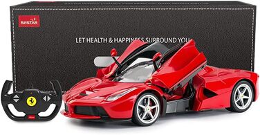 Радіокерований автомобіль Rastar Ferrari LaFerrari 1/14, червоний - іграшка для хлопчиків та дітей