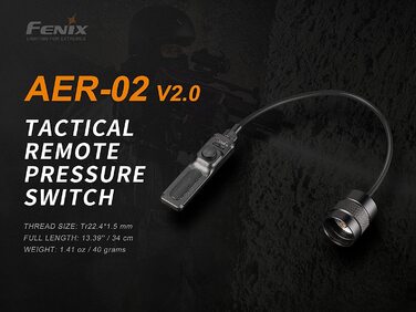 Універсальний налобний ліхтар Fenix Aer-02 V2.0, чорний, універсальний розмір