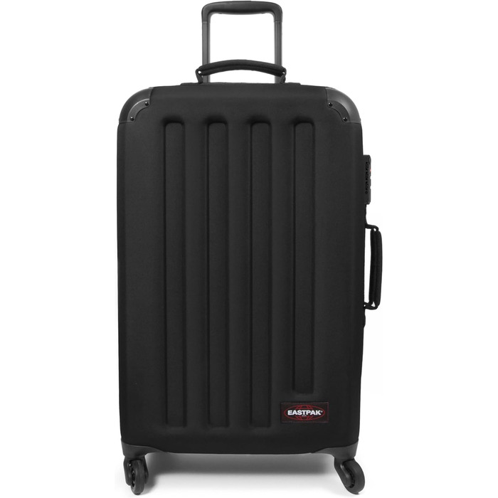 Валіза Eastpak TRANZSHELL M, 67x42x24 см, 56 л, чорна, дорожня валіза на колесах