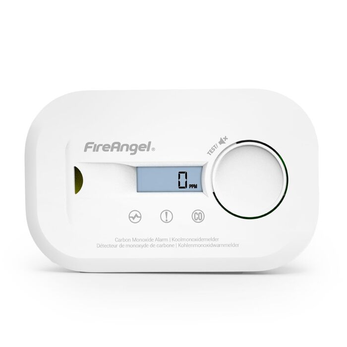 Портативний детектор чадного газу FireAngel FA6812 з LCD-дисплеєм, датчик CO