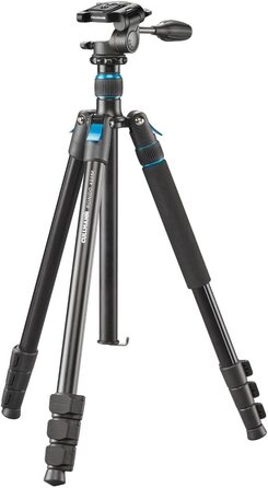 Штатив Cullmann Rondo 480M RW20, універсальний, алюмінієвий, 3D-головка, вантажопідйомність 4 кг, висота 183 см, чорний