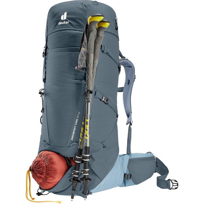 Рюкзак Deuter Aircontact Core 40+10 л графітовий для трекінгу, унісекс