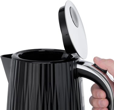 Електричний чайник Russell Hobbs Eden 1.7л 2400W, колір малиновий (Himbeere), нержавіюча сталь, з фільтром від накипу та індикатором рівня води, модель 27362-70