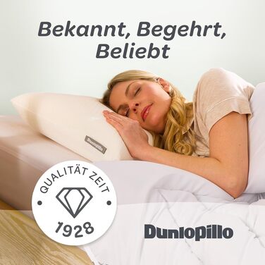 Ортопедична подушка для шиї Dunlopillo з ефектом пам'яті (Memory Foam), ергономічна підтримка при болях у шиї, 55x35x11 см