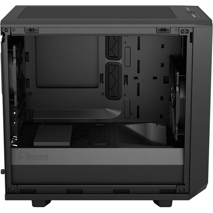 Корпус Fractal Design Meshify 2 Nano Black TG Dark Tint, скляна панель, чорний, компактний формат, для ігрового ПК