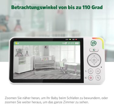 Радіоняня LeapFrog LF2423 з камерою, відеодисплеєм 2.8