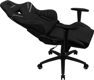 Ігрове крісло ThunderX3 TC5 чорне, ергономічний геймерський стілець для комп'ютера, навантаження до 150 кг