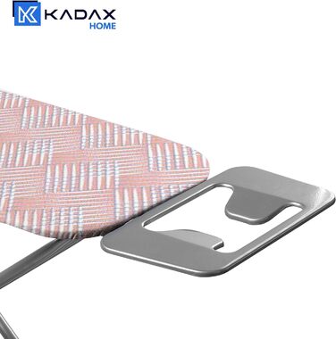 KADAX Праскавальна дошка з термостійкою підставкою для праски, складна настільна дошка для прасування з регульованою висотою, міцна конструкція, стійкі ніжки, колір лососевий