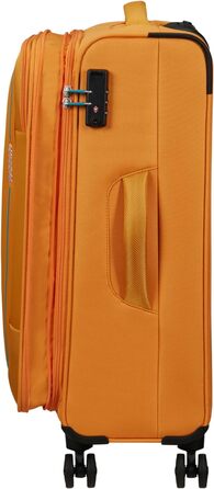 Валіза American Tourister Pulsonic Spinner M, розширювана, 68 см, 64/74 л, жовта (Sunset Yellow)