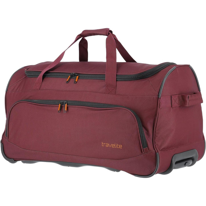 Дорожня сумка на колесах Travelite Basics Fresh L, 89 л, бордова, 71 см