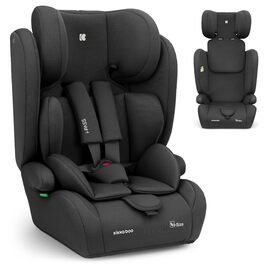 Автокрісло KikkaBoo i-PASS 9-36 кг, i-Size, 76-150 см, Чорне - для дітей від 1 року до 12 років