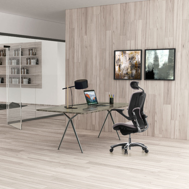 Офісне крісло / поворотне крісло VAPOR LUX тканина сірий hjh OFFICE