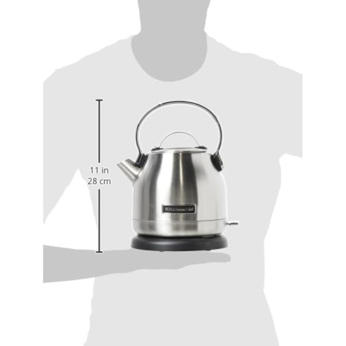 Електрочайник Kitchenaid 5KEK1222ESX з нержавіючої сталі