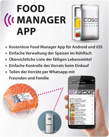 Вакууматор Caso FastVac 4000 Gewerbe для продуктів, 20л/хв, ширина до 40см, антрацит