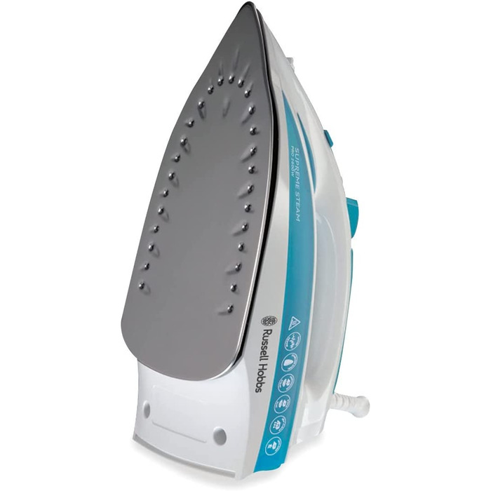 Парова праска Russell Hobbs 20562-56, 2600 Вт, керамічна підошва, резервуар 300 мл, подача пари 70 г/хв, паровий удар 210 г, антинакип, автooчищення, захист від капання