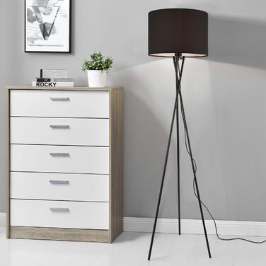 Торшер lux.pro Grenoble 154 см, 1xE27, 60 Вт, метал, чорний