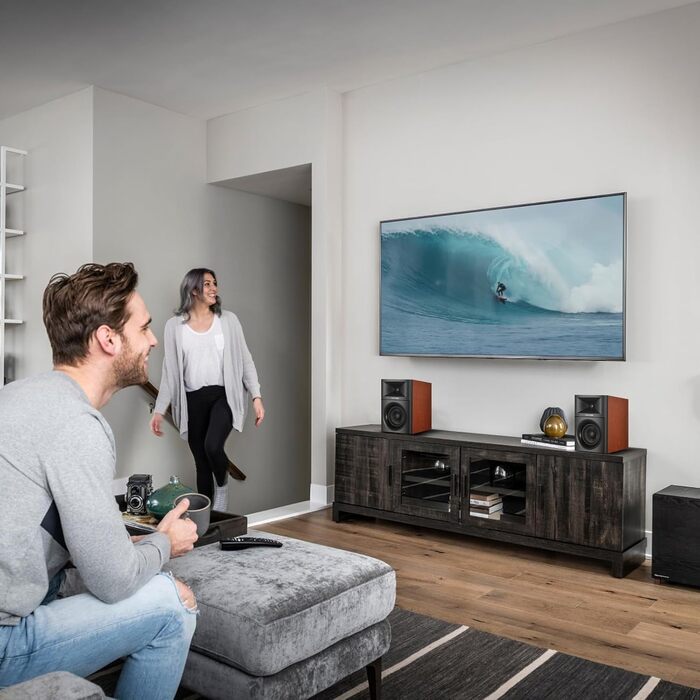 Акустичні колонки Sanyun SW203 4.0 - 60W, 4-Way, DSP, 3D звук, USB/Bluetooth 5.4, AUX, для студії (Чорний)