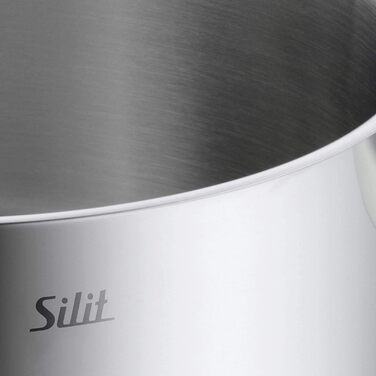 Набір каструль Silit Toskana Induktion 4 шт. з нержавіючої сталі, з кришкою з термостійкого скла, антипригарне покриття відсутнє