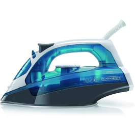 Парова праска BLACK+DECKER BXIR2200E, 2200 Вт, пластик, резервуар 370 мл, синя