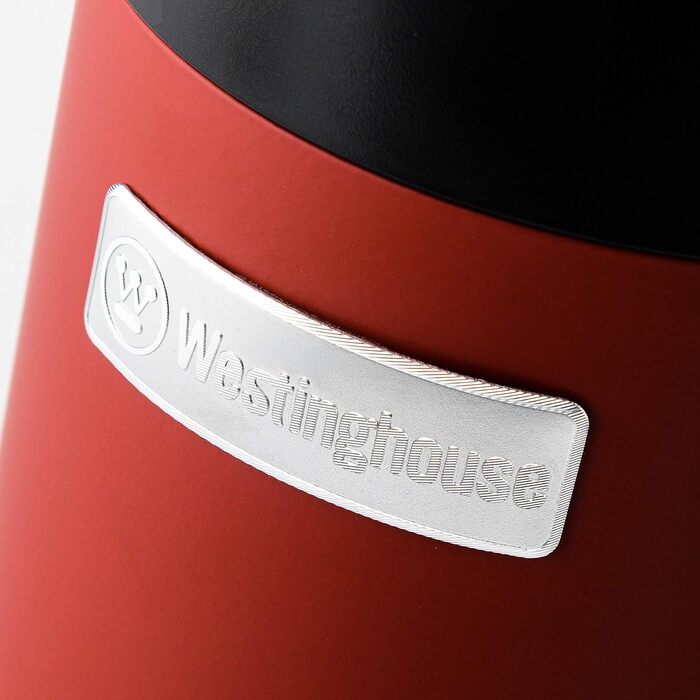 Ретро міксер Westinghouse 350 Вт, 5 швидкостей, турборежим, LCD дисплей, таймер, 2 вінчики, 2 гачки, сумка для зберігання, червоний