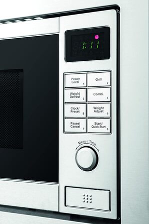Вбудована мікрохвильова піч ECG MTD 2081 VGSS, 20 л, нержавіюча сталь