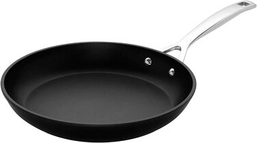Сковорода Le Creuset антипригарна алюмінієва, 28 см, для всіх типів плит, включно з індукцією, антрацит/срібло