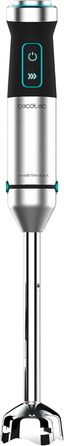 Блендер Cecotec Stabmixer Power TitanBlack 1500 XL Cream - 1500 Вт, CrossBlades, XL-фут, захист від бризок, 8 аксесуарів