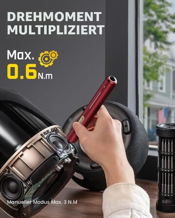 Набір міні-викруток Fanttik E2 Ultra 50-в-1, електричний, 3.7V, 0.6 Нм, для ремонту iPhone, ноутбуків, окулярів, годинників (червоний)