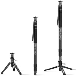 Монопод SIRUI SVM-165P Rapid System, карбоновий, 165 см, з педаллю, швидка фіксація, компактний, до 10 кг