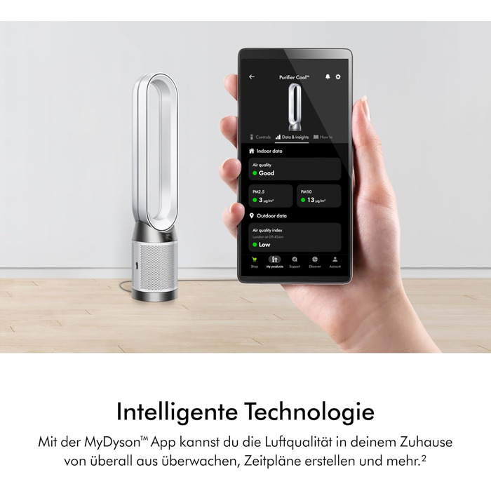 Повітряний Очисник Dyson Purifier Cool PC1 - Потужний Охолоджувач Повітря (Білий/Білий)