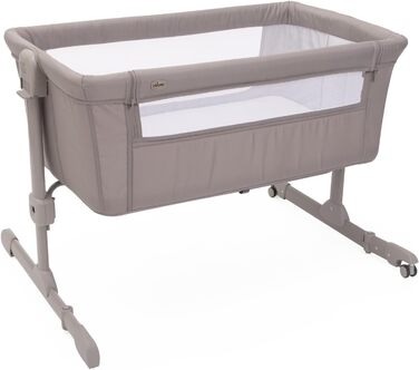 Дитяче ліжко-гойдалка Chicco Next2Me Essential, біле (Dove), 0-6 місяців, з матрацом та сумкою