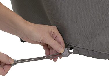 Чохол Classic Accessories Ravenna для круглого гриля, водонепроникний, захисний, темно-бежевий/грибний/еспресо, 67 см Ø x 97 см