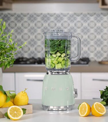 Міксер стаціонарний Smeg BLF03PBEU 1.5 л блакитний 800 Вт, 4 швидкості, автоматичні програми