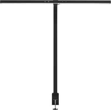 Настільна LED лампа Unilux Strata з затискачем, димірується, чорна, 70x80 см