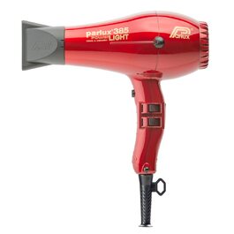 Фен Parlux 385 Power Light Ionic & Ceramic, червоний, професійний