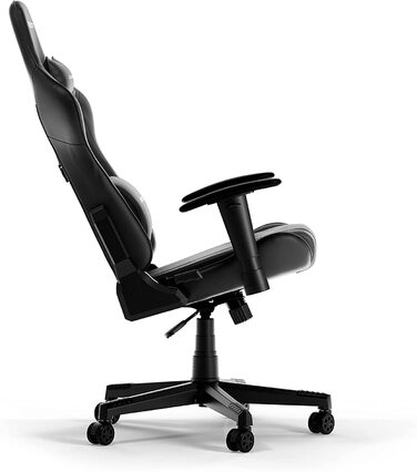 Ігрове крісло DXRacer PRINCE L чорне, штучна шкіра, оригінал