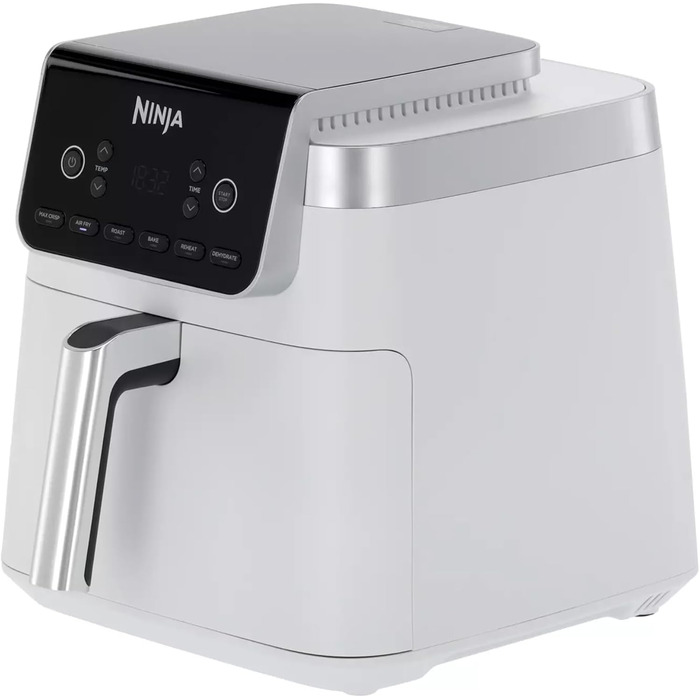Аерофритюрниця Ninja Max Pro 6-in-1 Airfryer, 6.2 л, біла — багатофункціональна електрична фритюрниця без олії