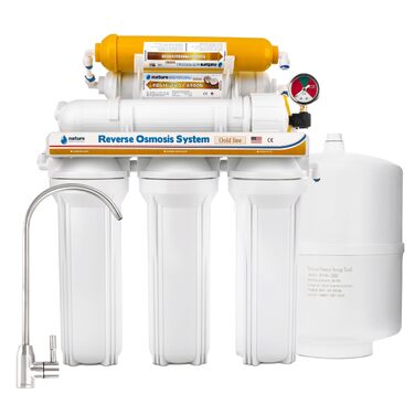 Система зворотного осмосу 6-ступенева Nature Water Professionals 5L з мембраною Vontron 50 GPD, баком та фільтрами