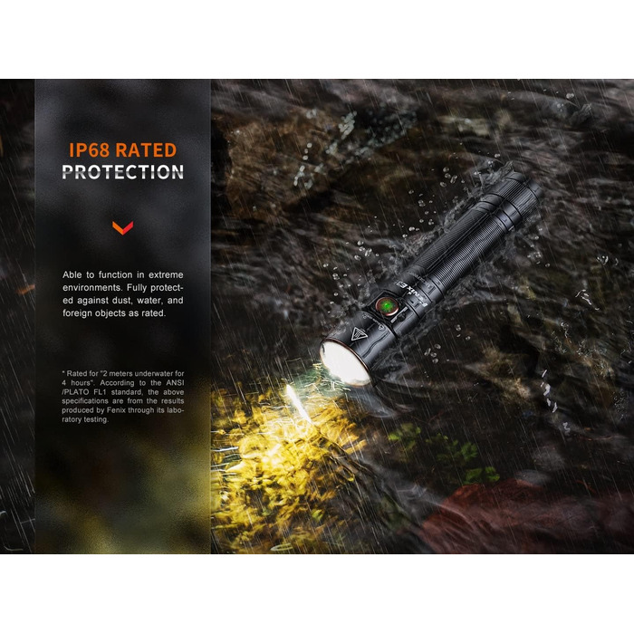 Ліхтарик Fenix E35R акумуляторний 3100 люмен з магнітним хвостом