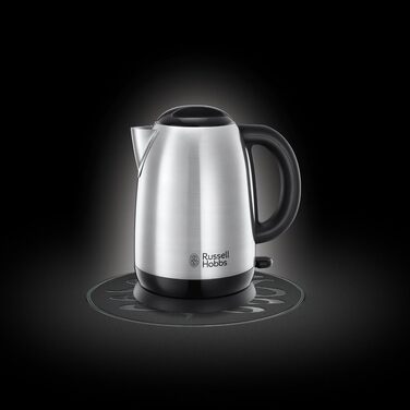 Тостер Russell Hobbs Adventure нержавіюча сталь на 2 тости, з підставкою для булочок, 6 режимів, розморожування, підігрів, Lift & Look, 850 Вт 24080-56 + Чайник електричний 1,7 л