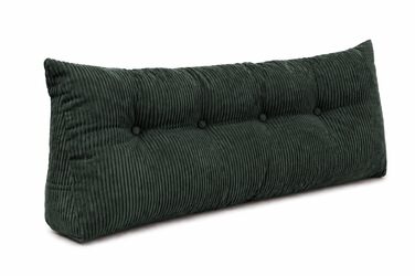 Подушка для спини Chilly Pilley® підтримувальна, для читання, ліжка, дивана, зелена, 140x50x20 см